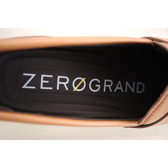 Cole Haan C34025 Mens Sz 9.5M British Tan/Ivory Leather 4.ZEROGRAND Loafers - Picture 11 of 16